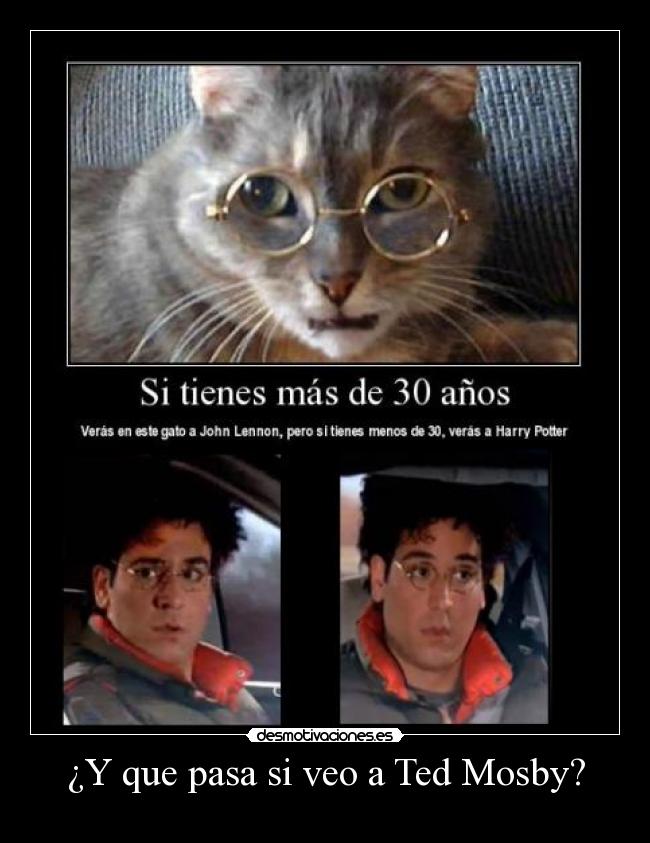 ¿Y que pasa si veo a Ted Mosby? -