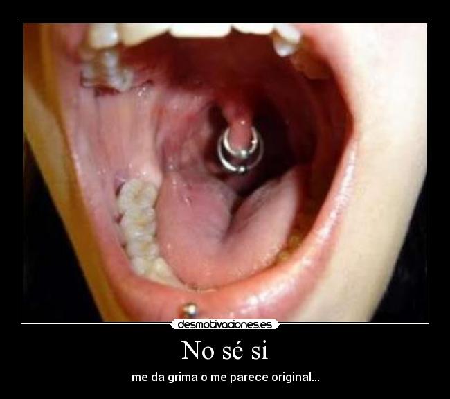 No sé si - me da grima o me parece original...