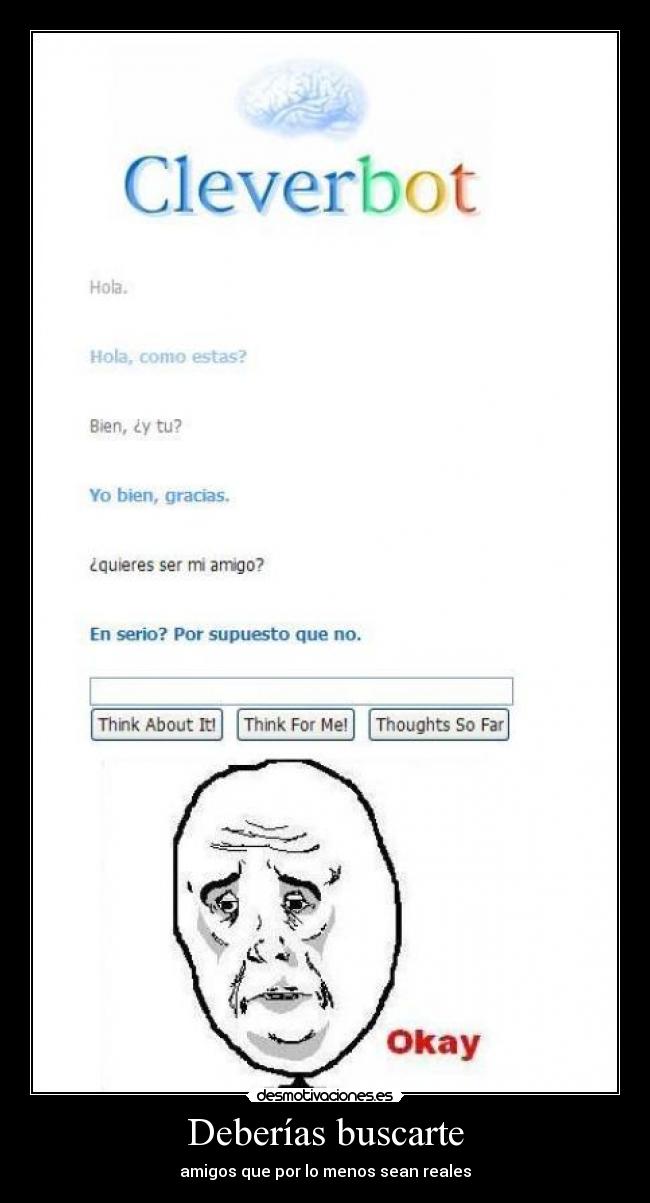 Deberías buscarte -