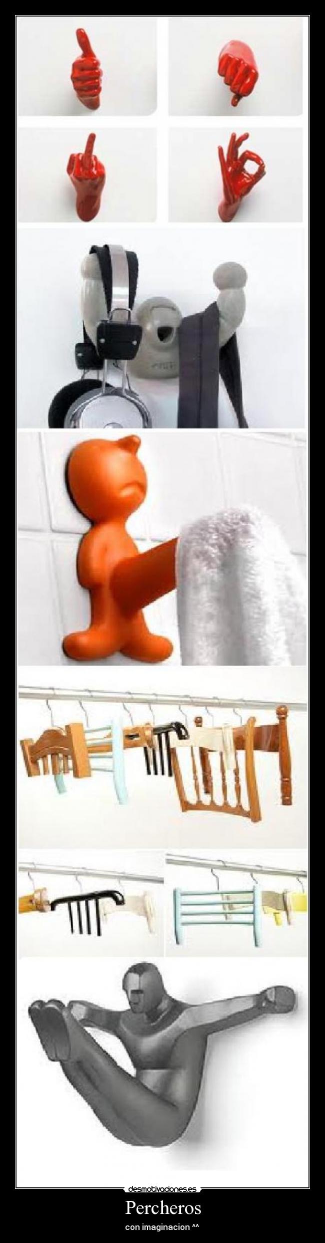 Percheros - con imaginacion ^^