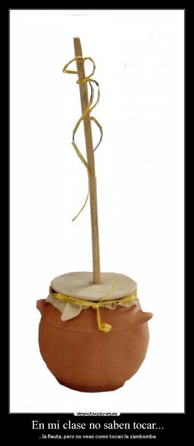 carteles zambomba desmotivaciones