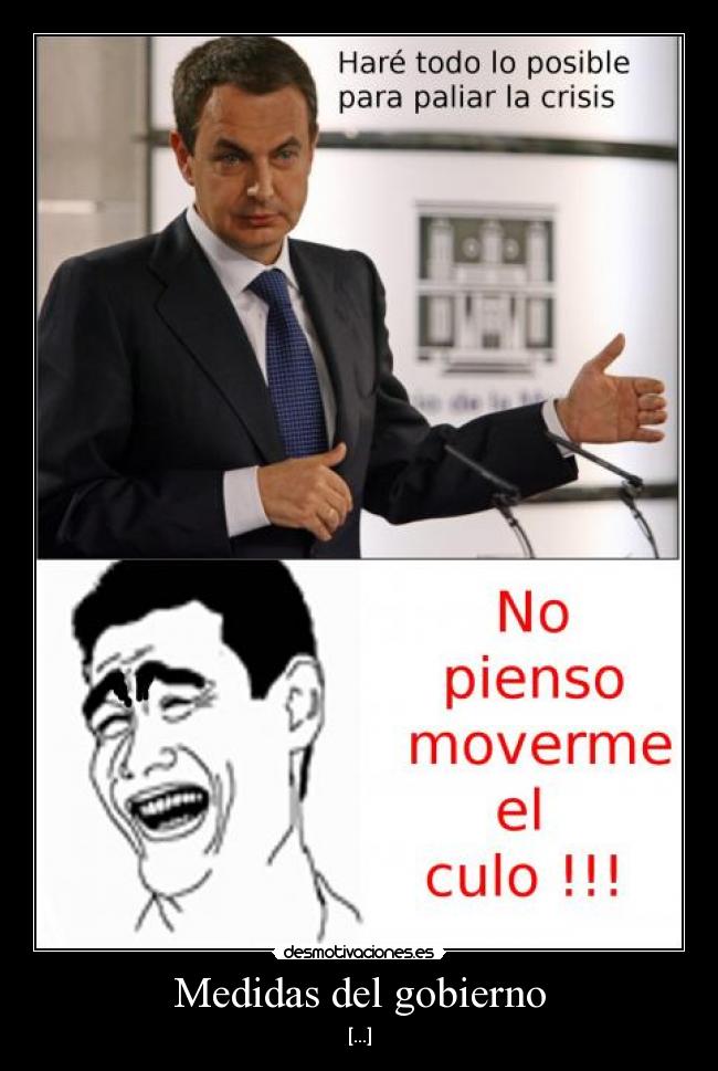 Medidas del gobierno -