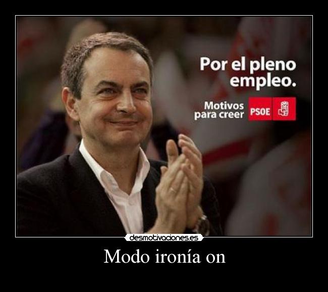 Modo ironía on -