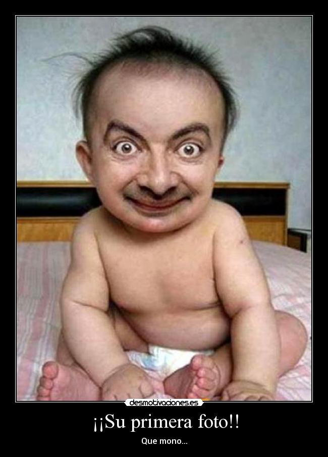 ¡¡Su primera foto!! -