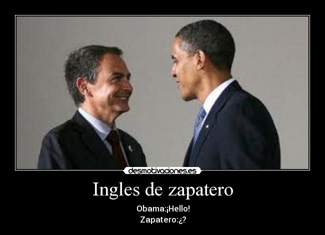 Ingles de zapatero - 