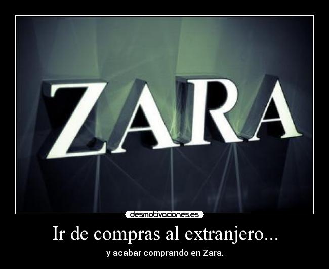 Ir de compras al extranjero... -