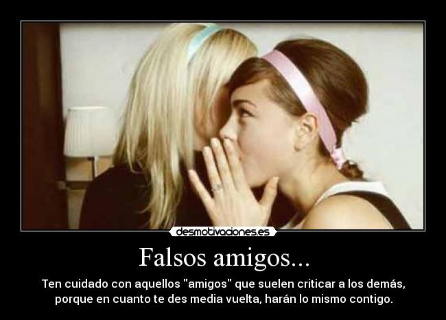 Falsos amigos... - 