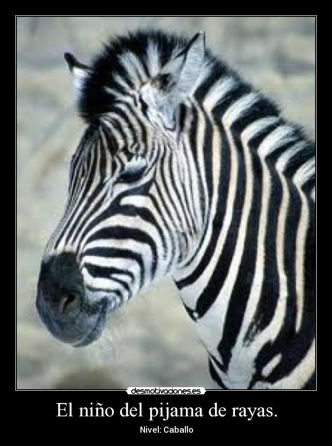 El niño del pijama de rayas. - 