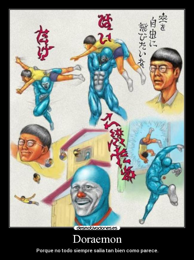 Doraemon - Porque no todo siempre salía tan bien como parece.