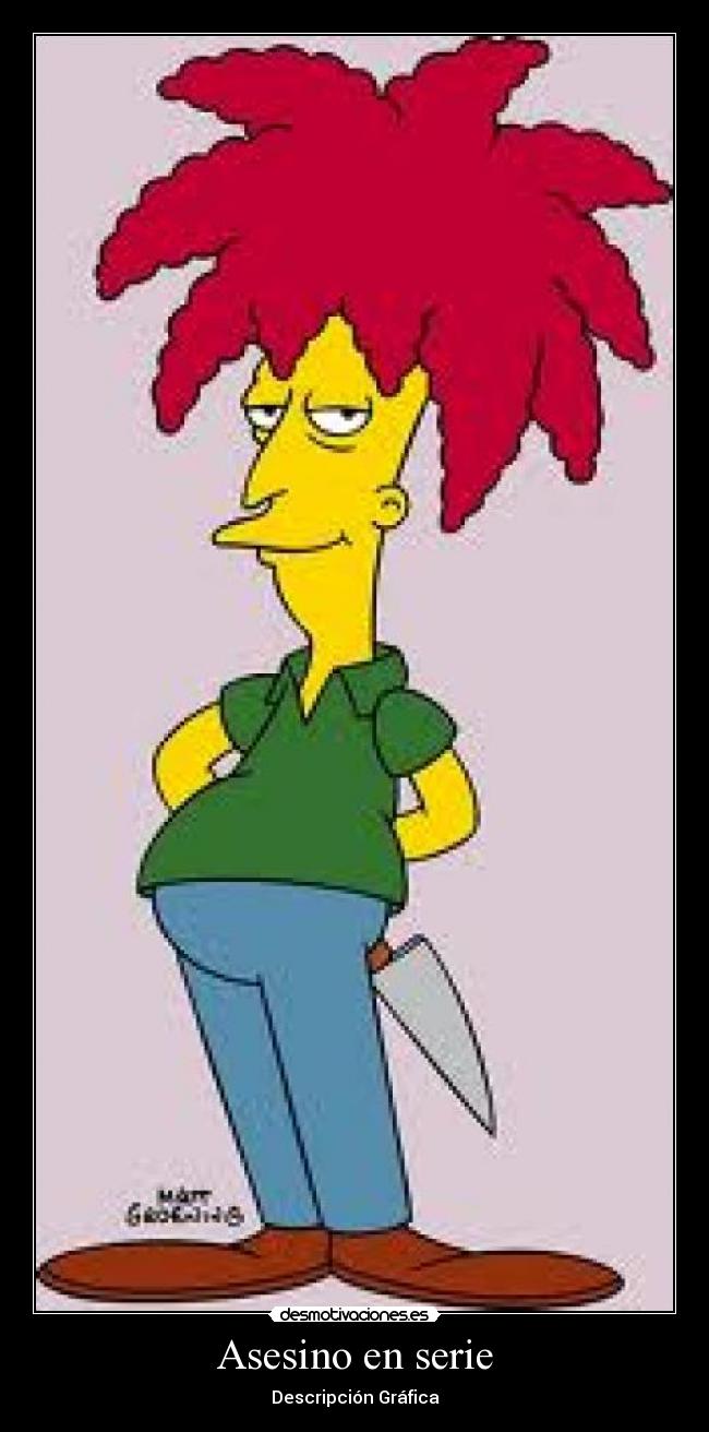Asesino en serie - Descripción Gráfica