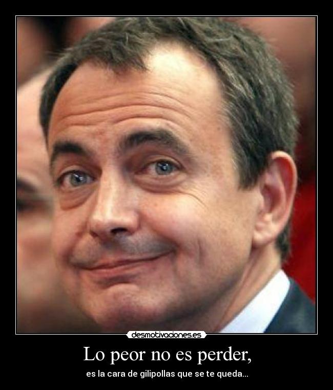 Lo peor no es perder, - 