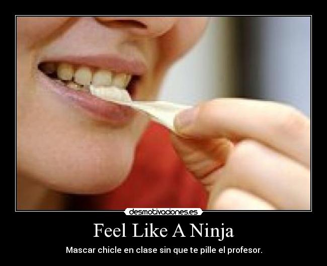 Feel Like A Ninja -