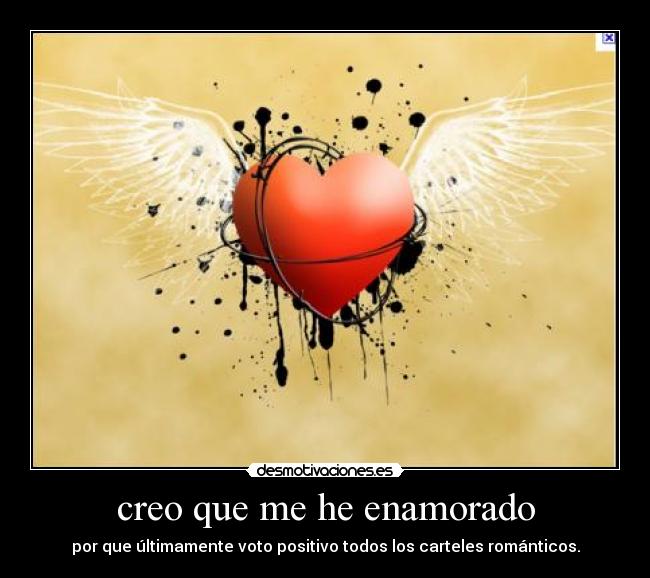 creo que me he enamorado -