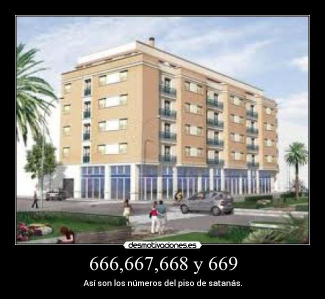 666,667,668 y 669 - 