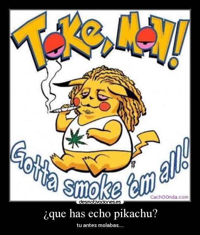 ¿que has echo pikachu? -