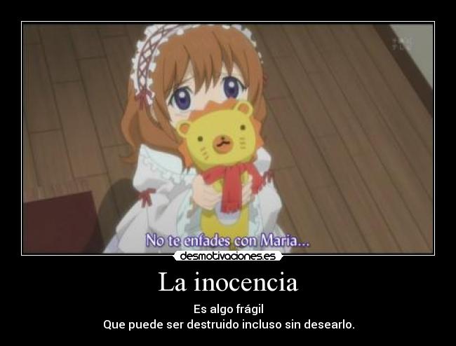 La inocencia -