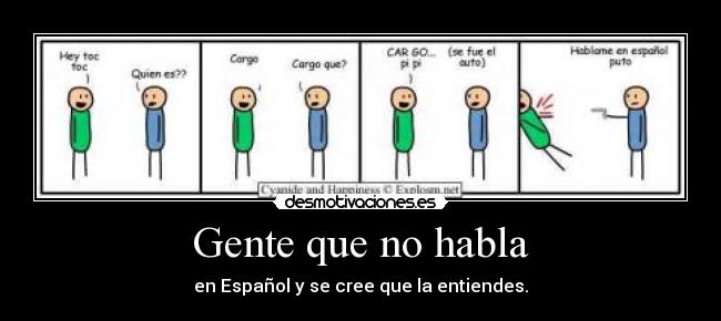 Gente que no habla -