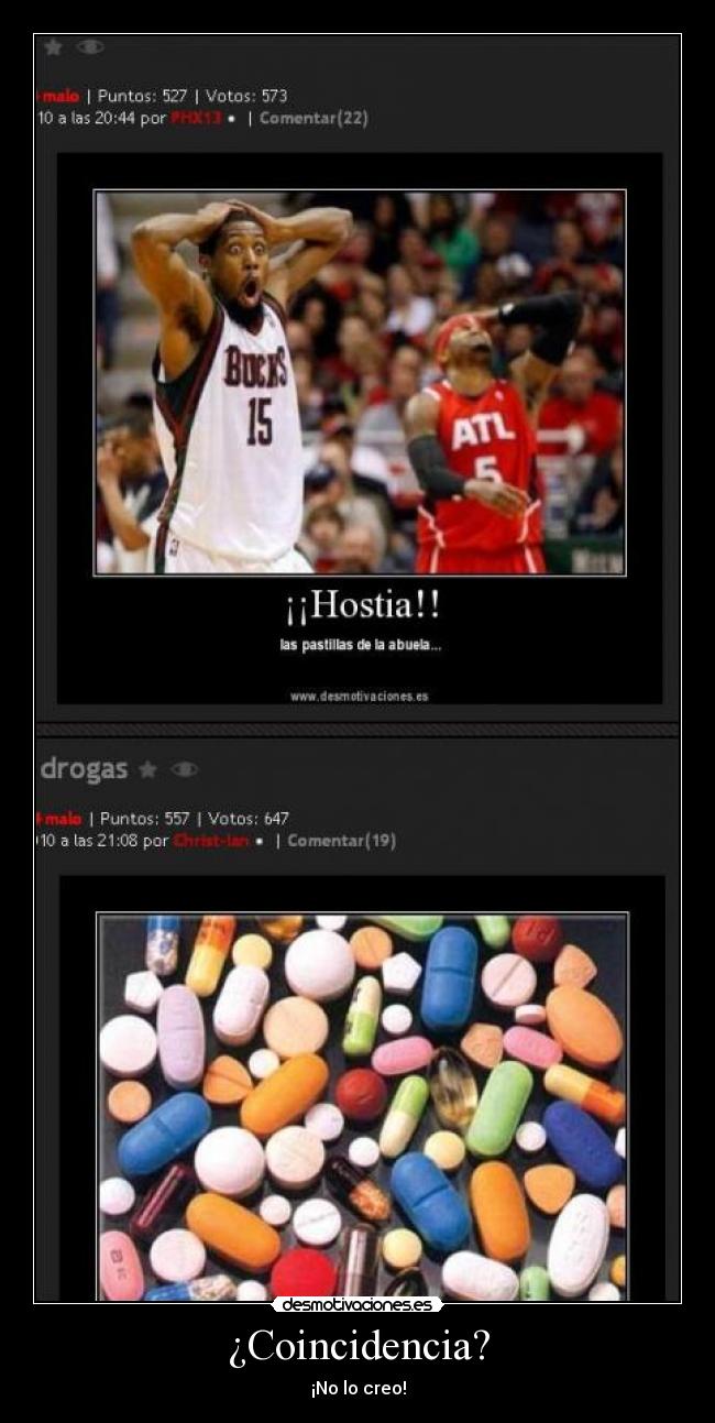 ¿Coincidencia? - ¡No lo creo!