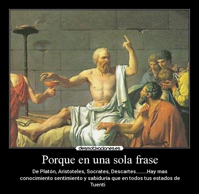 Porque en una sola frase - 