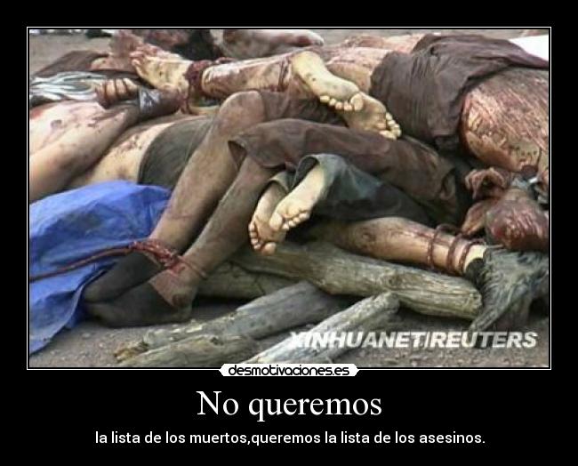 No queremos - 