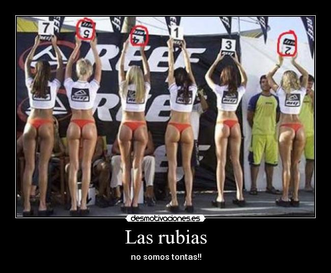 Las rubias -