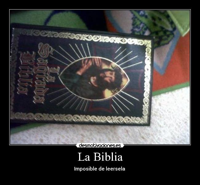 carteles biblia biblioteca desmotivaciones
