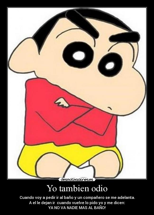Yo tambien odio -