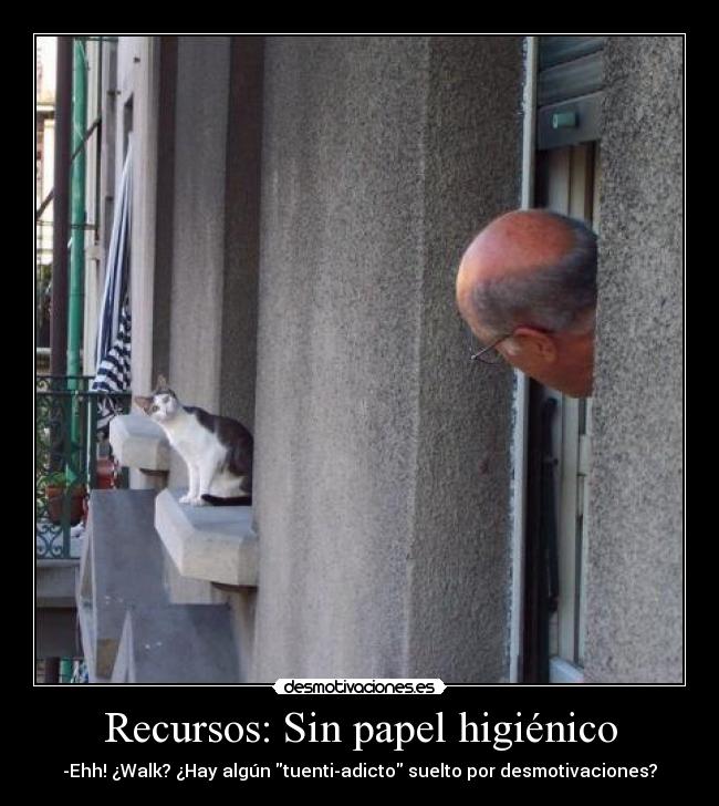 Recursos: Sin papel higiénico -