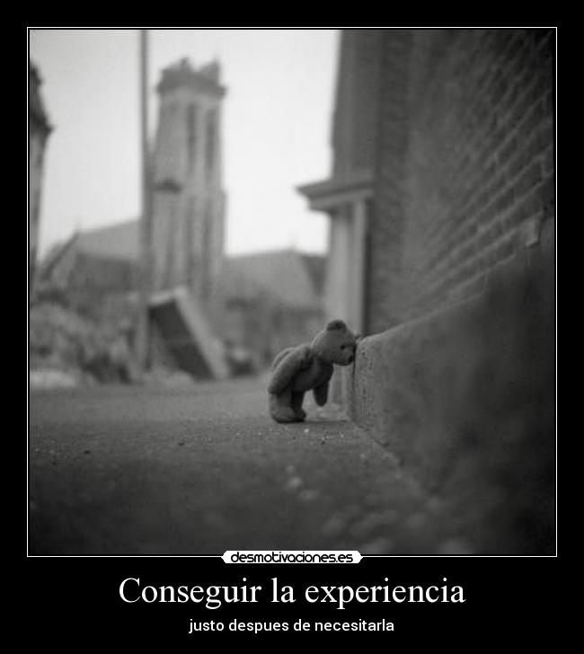 Conseguir la experiencia - 