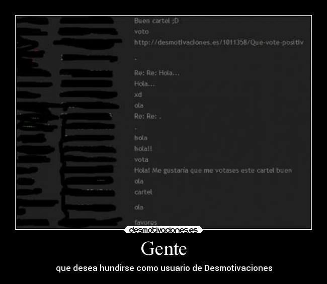 Gente - que desea hundirse como usuario de Desmotivaciones