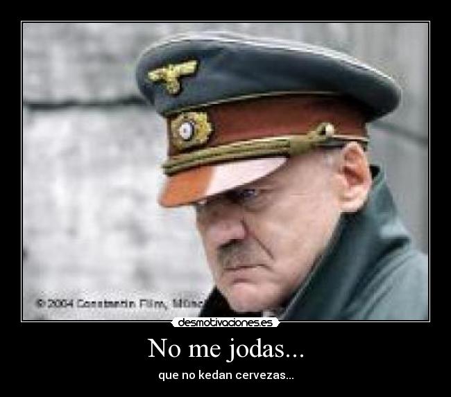 No me jodas... - que no kedan cervezas...