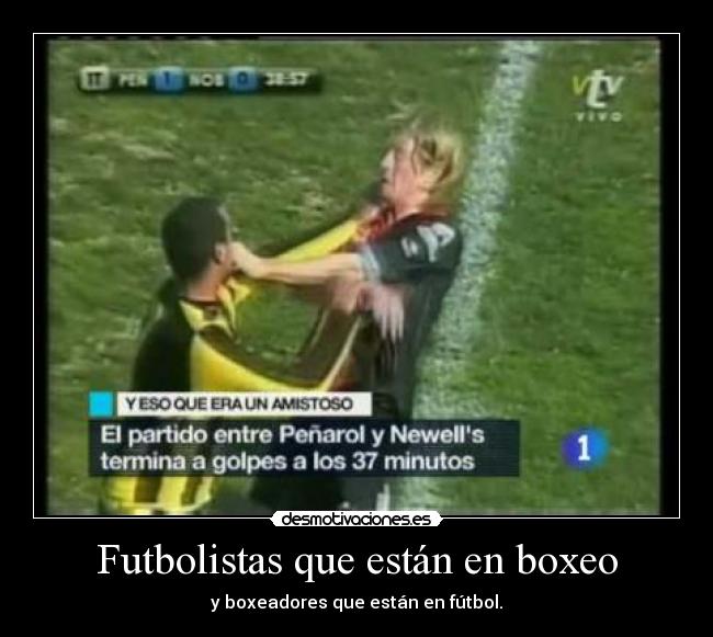 Futbolistas que están en boxeo -