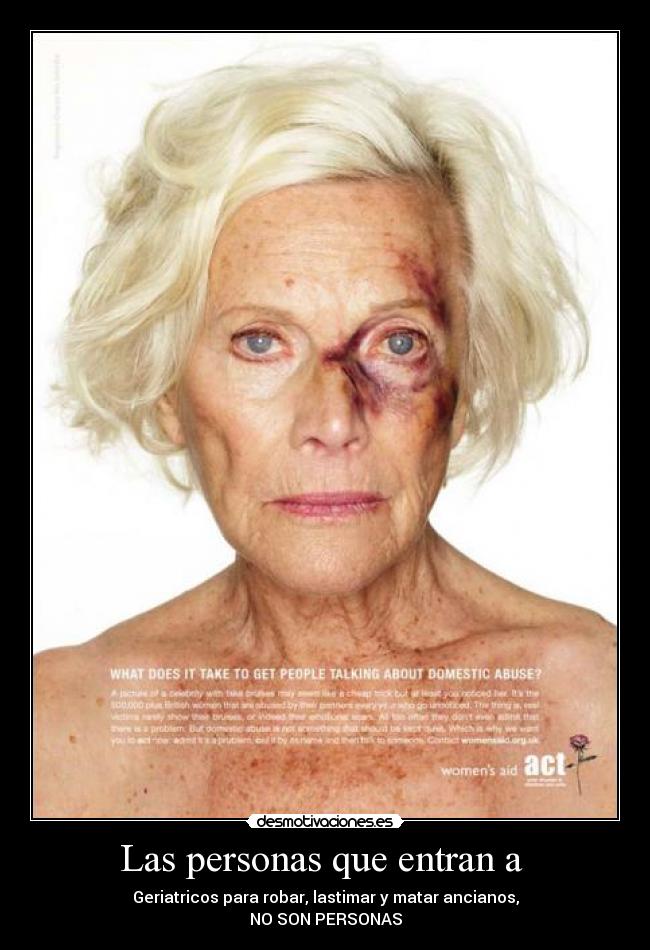 Las personas que entran a -