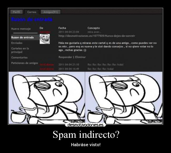 Spam indirecto? - 
