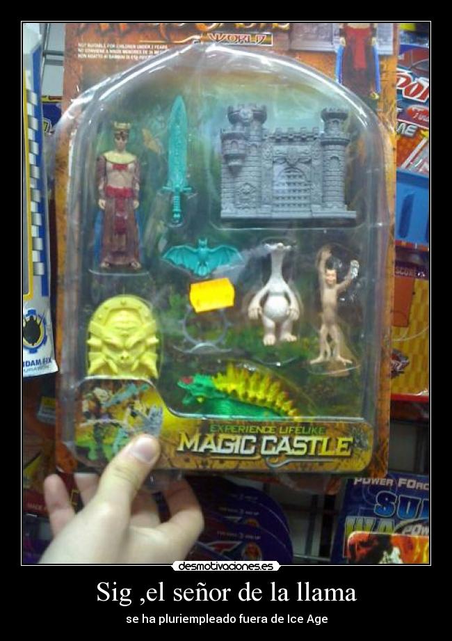 Sig ,el señor de la llama - se ha pluriempleado fuera de Ice Age