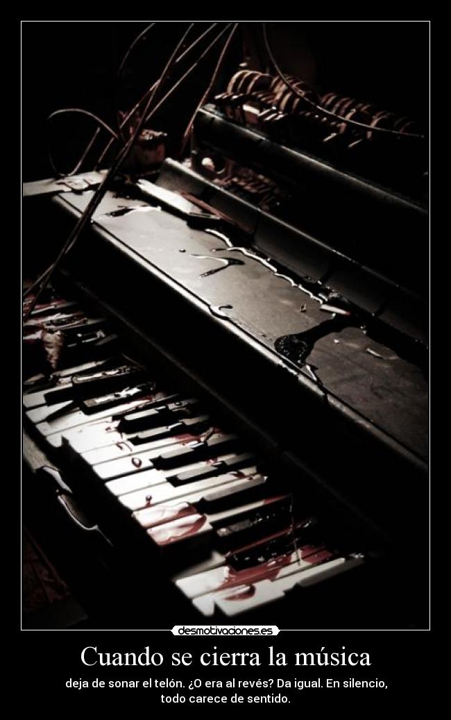 carteles musica cuando musica telon reves sentido silencio bla bla bla yber desmotivaciones