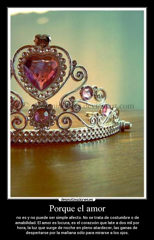Porque el amor -
