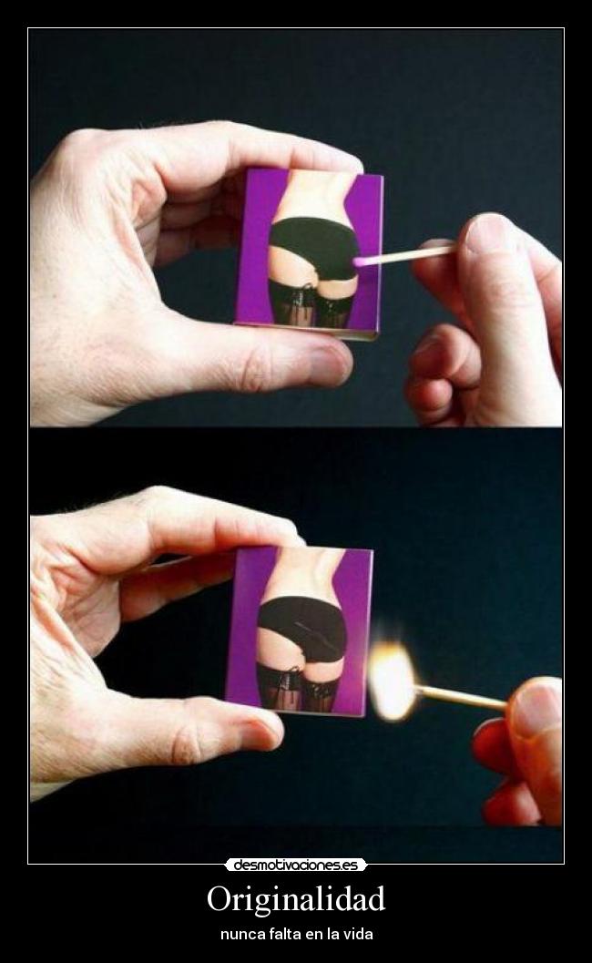 Originalidad - nunca falta en la vida
