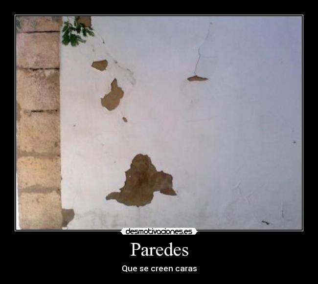 Paredes - Que se creen caras