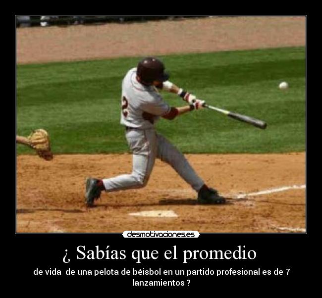 ¿ Sabías que el promedio  - 