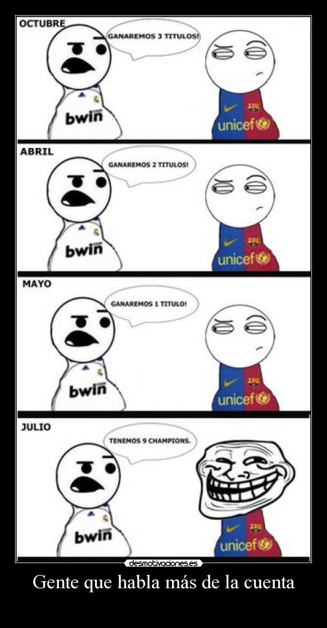 Gente que habla más de la cuenta -