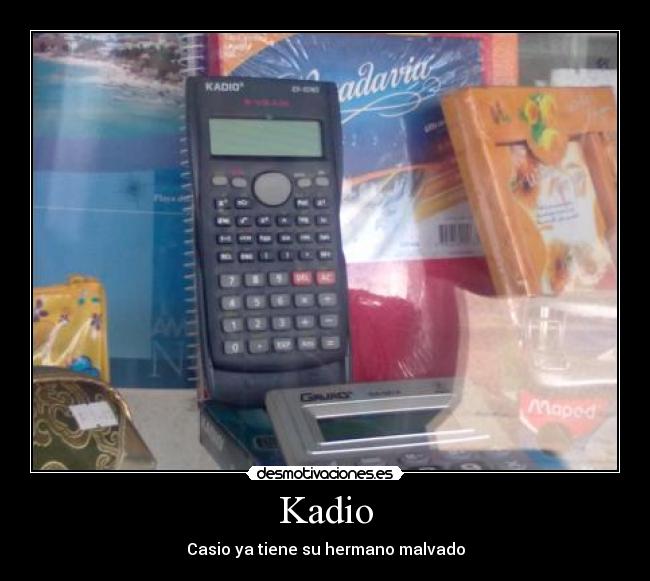 carteles casio malvado hermano desmotivaciones