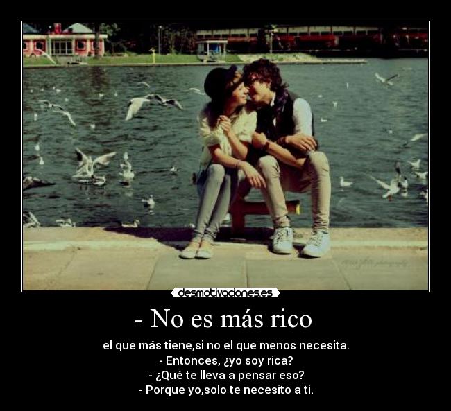 - No es más rico  - 