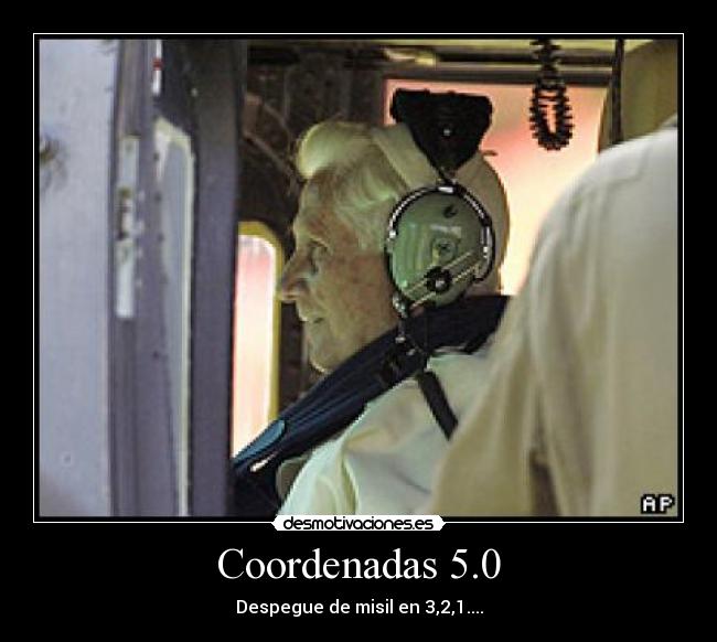 Coordenadas 5.0 - Despegue de misil en 3,2,1....