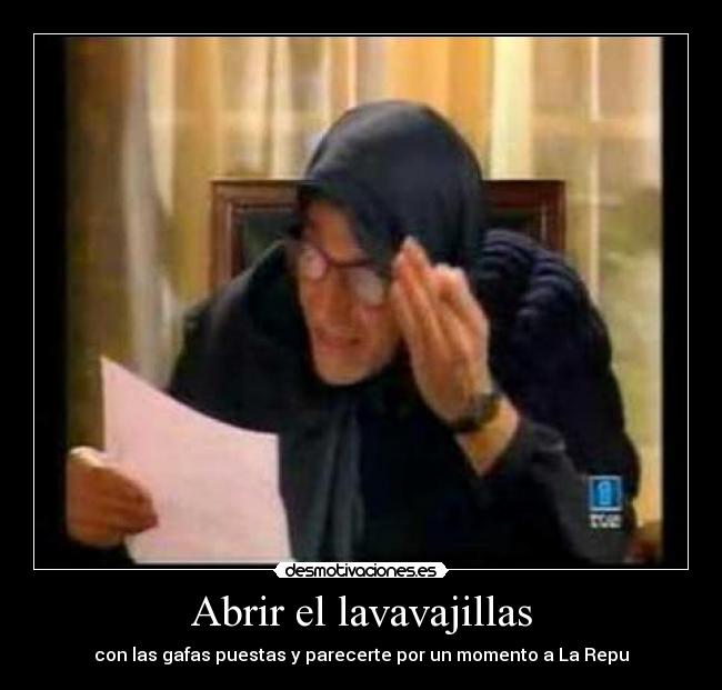 Abrir el lavavajillas -