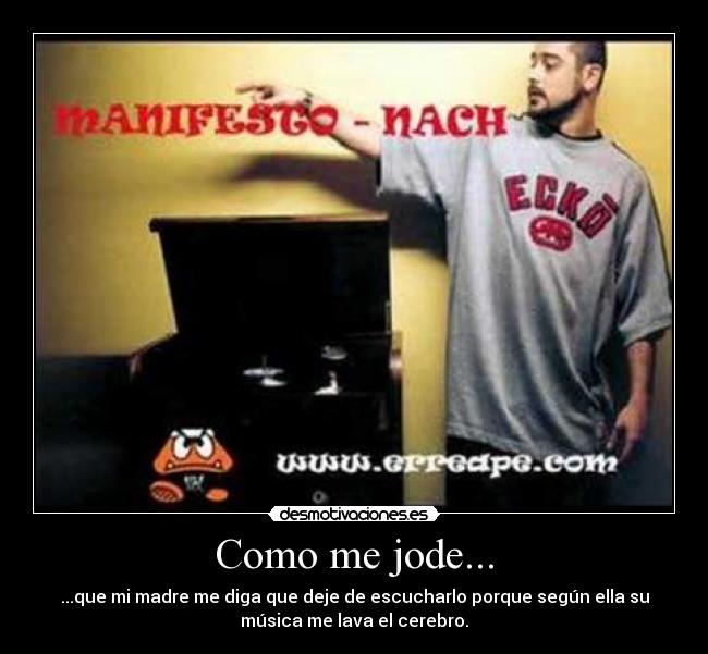 carteles rap nach manifiesto amor desmotivaciones