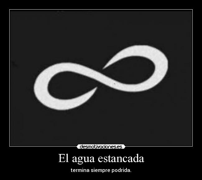 El agua estancada -