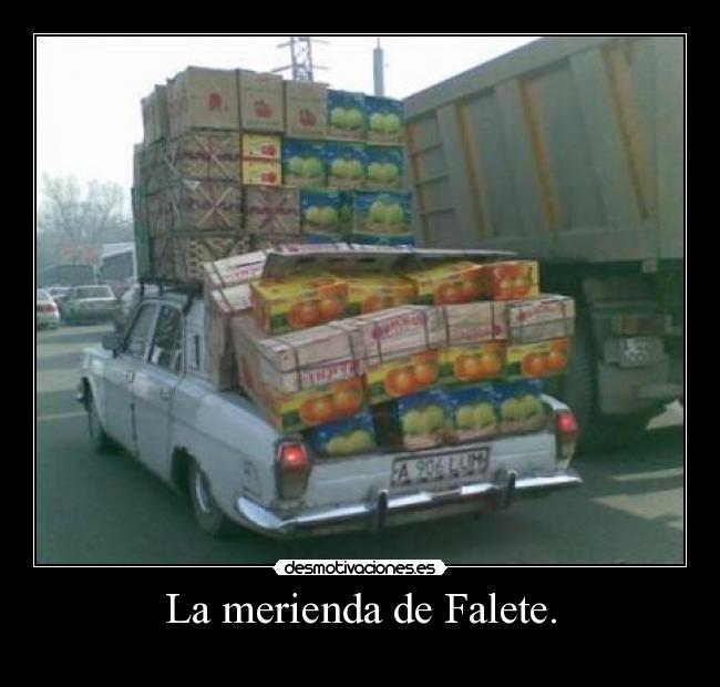 La merienda de Falete. -