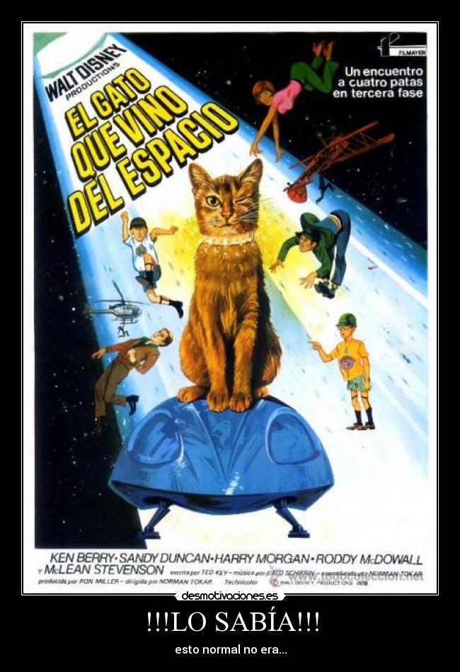 !!!LO SABÍA!!! - esto normal no era...