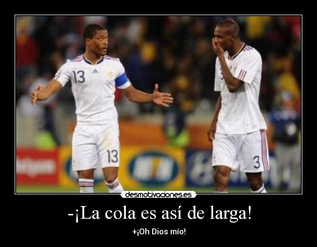 -¡La cola es así de larga! - 